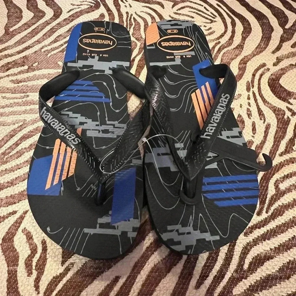 Men’s Havaianas Modern Circuit Flip Flops 11/12 - Picture 1 of 3